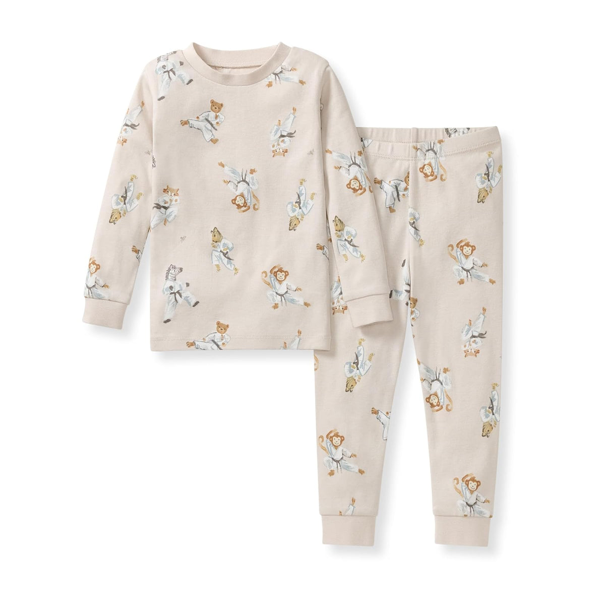 Burt's Bees Conjunto de Pijama de 2 Piezas, Playera y pantalón, 100% algodón orgánico Pantalones de Pijama para bebés y niños pequeños para bebés niños