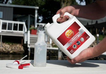 303 Products Limpiador de Superficies múltiples – Limpia de Forma Segura Todas Las Superficies seguras para el Agua, Incluyendo Todo Tipo de Tela y Vinilo, enjuagues sin residuos, Recomendado por el