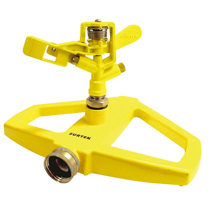 Surtek 130315 Aspersor estacionario con base metálica regulada por pulsación 3/4" GHT