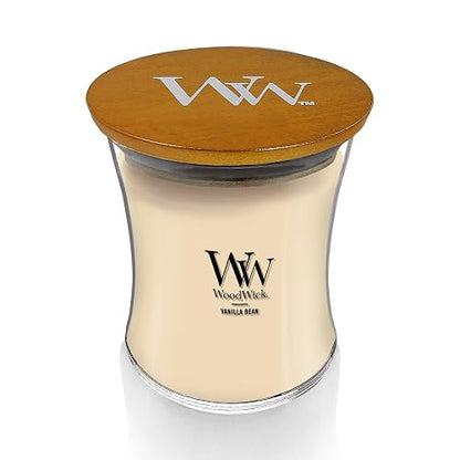 Virginia Candle Company Woodwick Vela Vainilla en Tarro Mediano