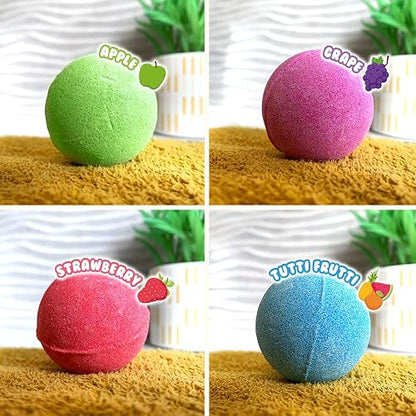 20 x bombas de baño Paquete Mega Value de Zimpli Kids, juego de regalo de bomba de baño en caja perfecta para niños, apto para veganos y libre de crueldad