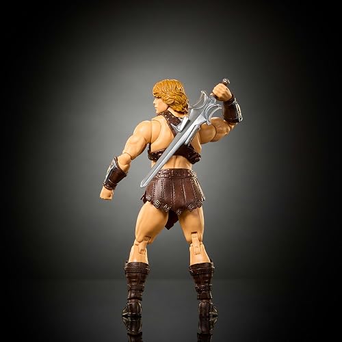 Masters of The Universe Figura de Acción Chronicles He-Man 6+ Años | Escala 1:12, película 2026, 30 puntos de articulación; incluye Espada del Poder