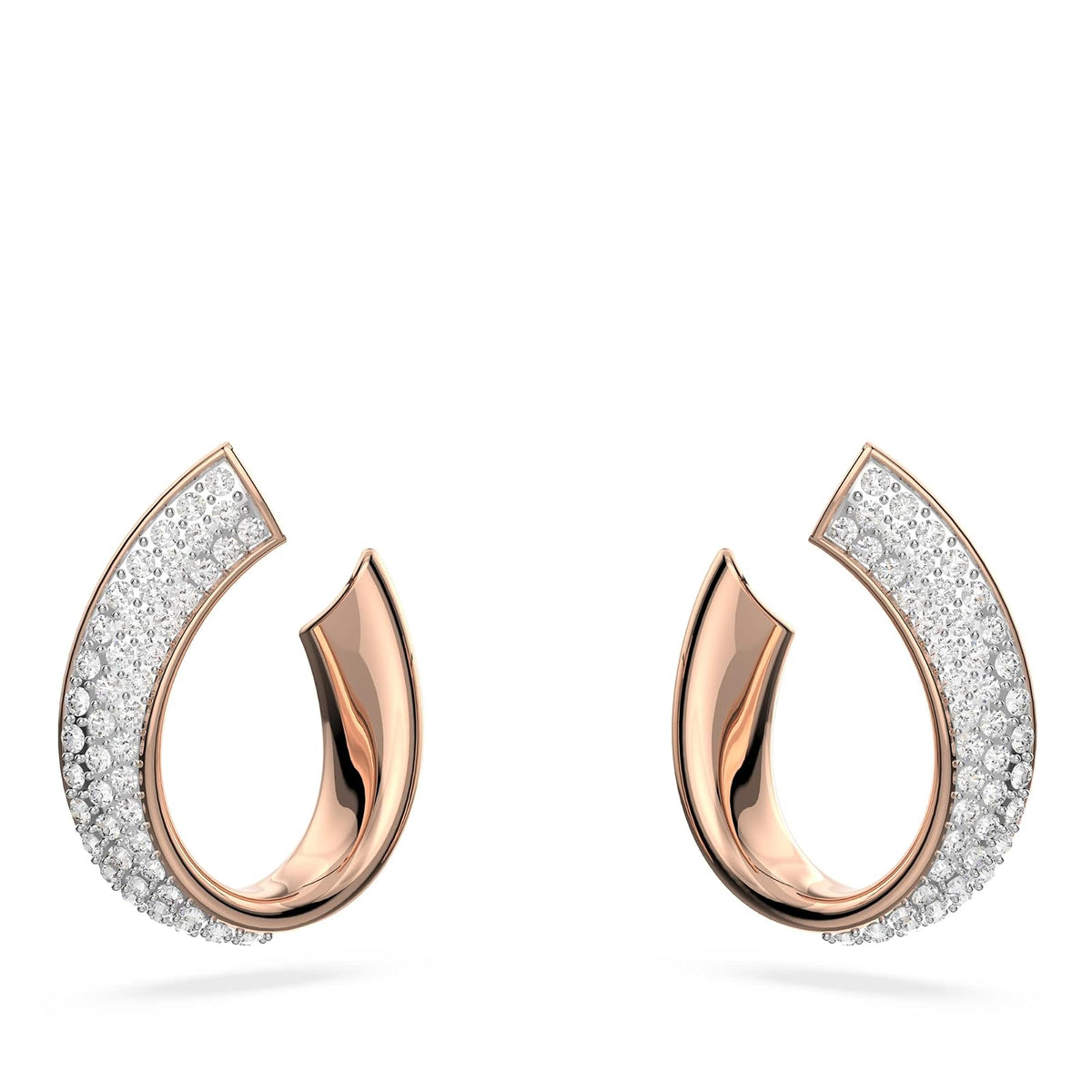 arete Swarovski de aro 5636448 Exist blancos