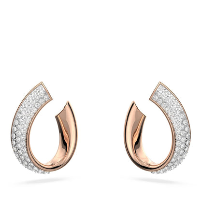 arete Swarovski de aro 5636448 Exist blancos