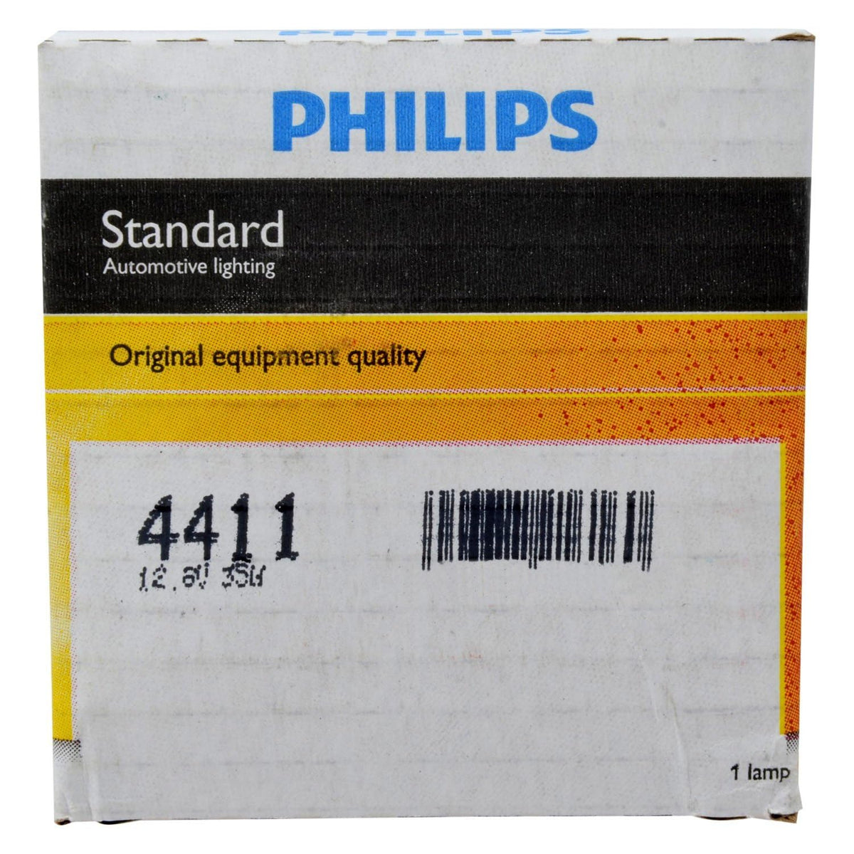 Philips Standard Sealed Beam 4411, Paquete de 1 | Sustituye a 22980 24448. Reemplazo de grado OE.