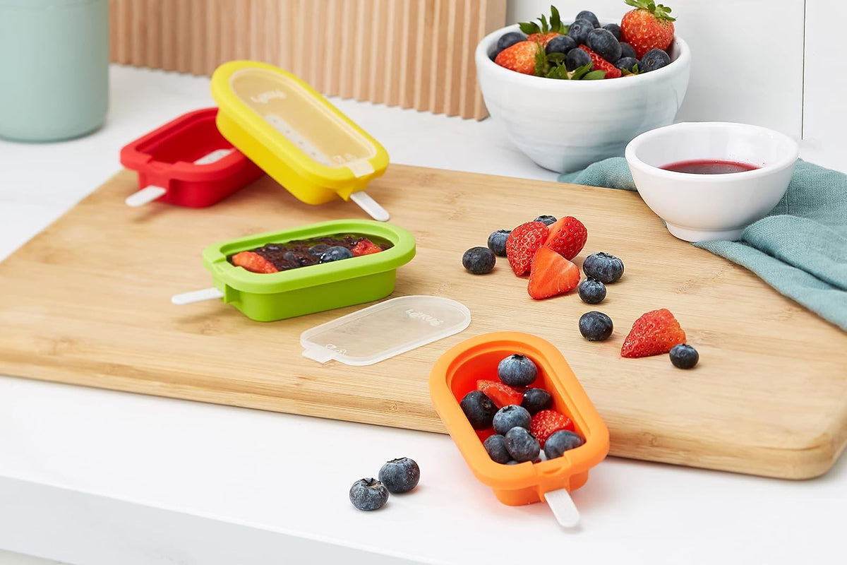 Lékué 3400221S01U150 Lékué Popsicle Mould Stackable 4 Pieces,