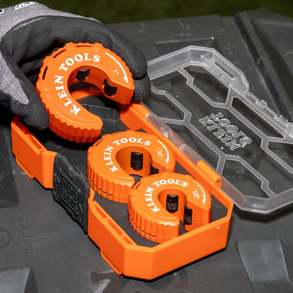 Klein Tools Juego de Cortadores de Tubos de Cobre Estilo C 3 Piezas 50048