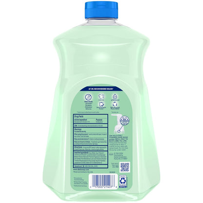 Dial Complete Antibacterial Foaming Hand Wash, Fresh Pear, 52 fl oz Refill | Limpieza suave para las manos, con aloe vera, dermatólogos, última intervensión de parabenos y SLS y SLES, fórmula vegana