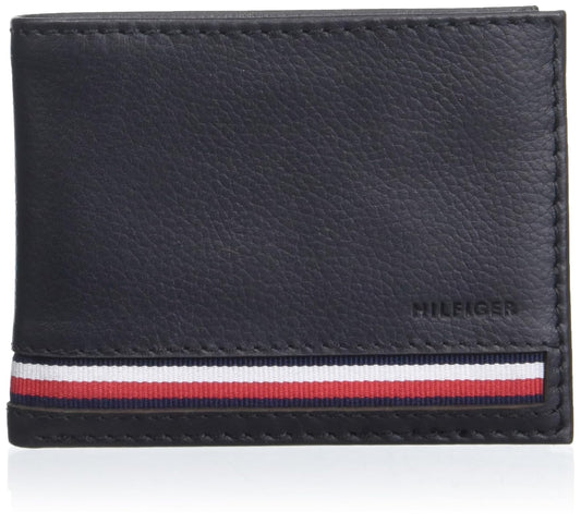 Tommy Hilfiger 31TLE4X031-001, Cartera para Hombre, Negro, Única