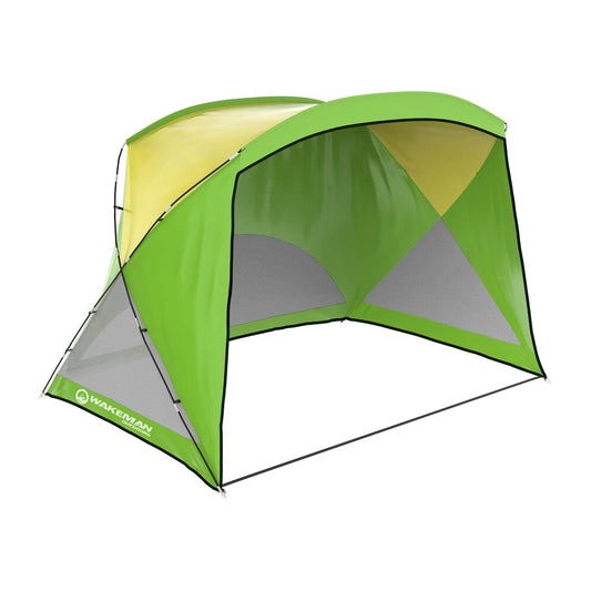 Wakeman Outdoor - Carpa de Playa con protección UV y Revestimiento Resistente al Agua para Eventos Deportivos y más con Bolsa de Transporte