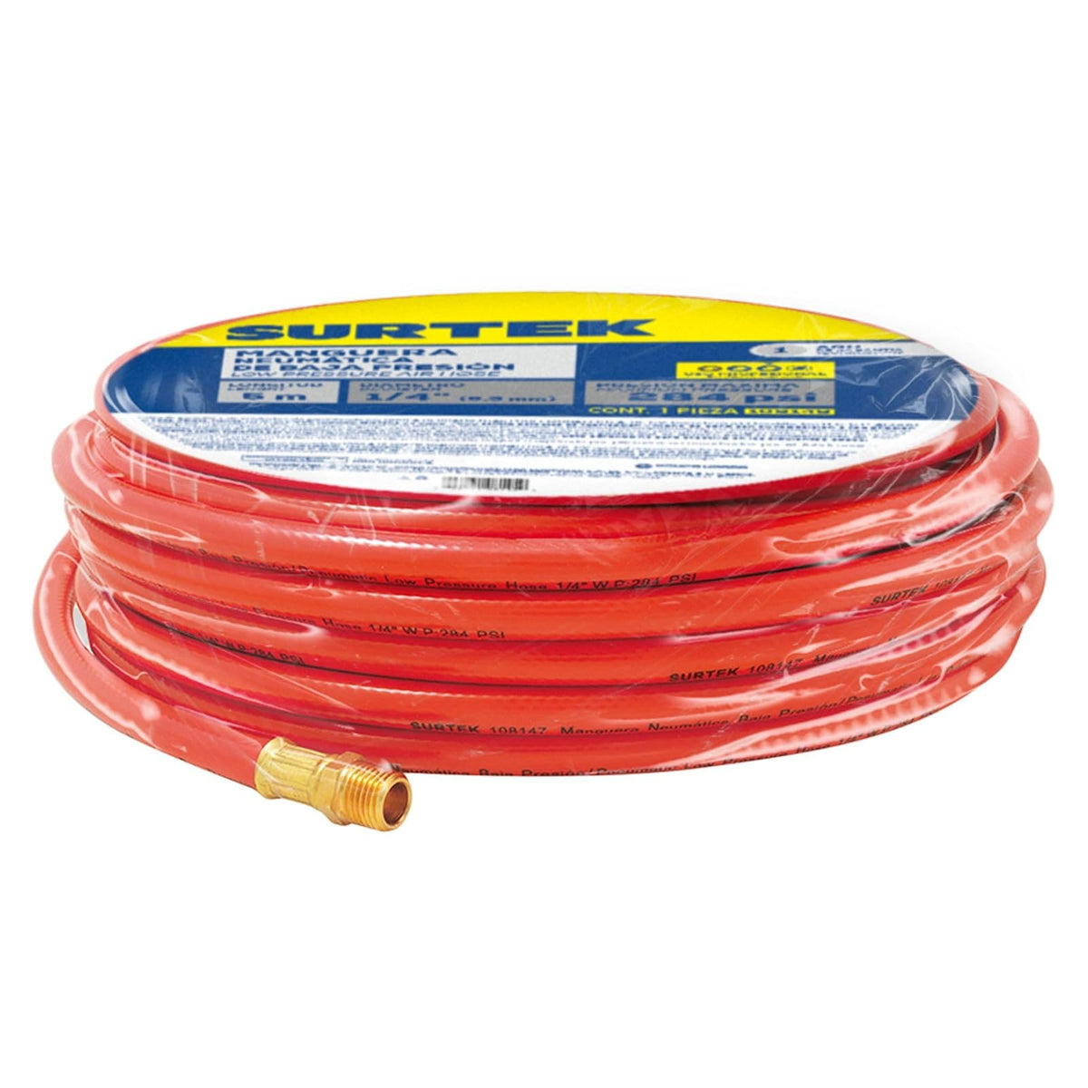 Surtek 108145 Manguera para aire de baja presión 1/4" x 5 m