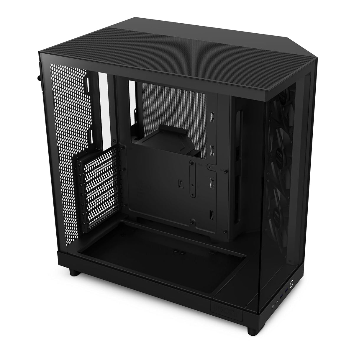 NZXT H6 Flow Gabinete ATX con Panel de Vidrio Templado - NEGRO - H6 Flow
