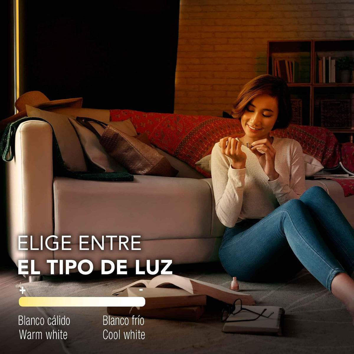 Lloyd's Lámpara de Piso Inteligente RGBIC App Música 400 lm | control desde la App 400 lm, luz cálida y fría, programa horarios, 168 LEDs 10,000 h de Vida