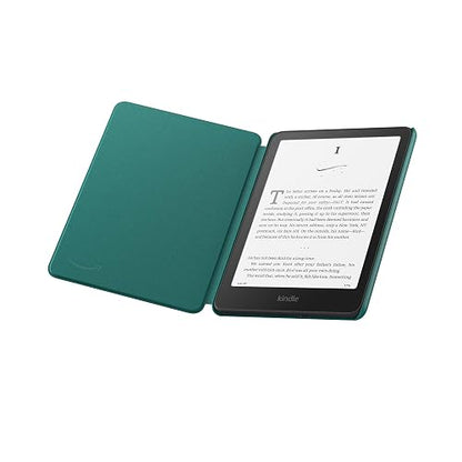 Funda de cuero de origen vegetal de : funda protectora ligera diseñada pensando en la sustentabilidad para los Kindle Paperwhite y Kindle Colorsoft