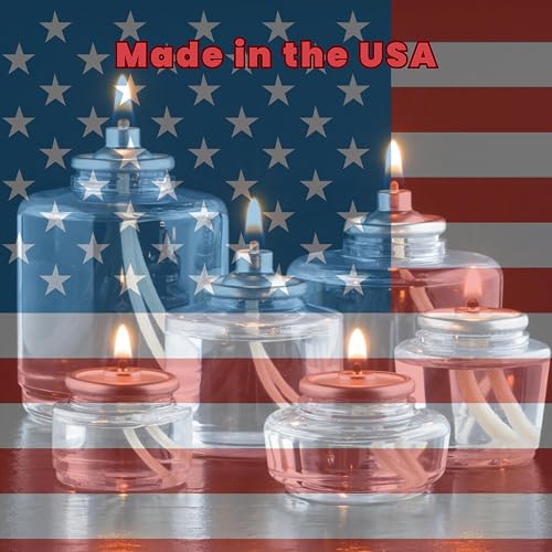 Hollowick Velas líquidas desechables, 36 horas, para uso en portavelas votivas de vidrio, luces de mesa de boda, cierres resistentes a los niños, 24 piezas, aceite combustible transparente HD36