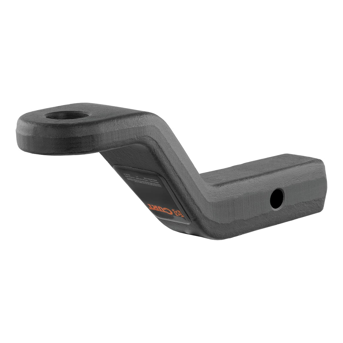 CURT 45341 Soporte de Bola de Enganche Forjado, Receptor 2 in, 16 LB, Agujero 1-1/4 in, Caída 4 in, Elevación 3 in