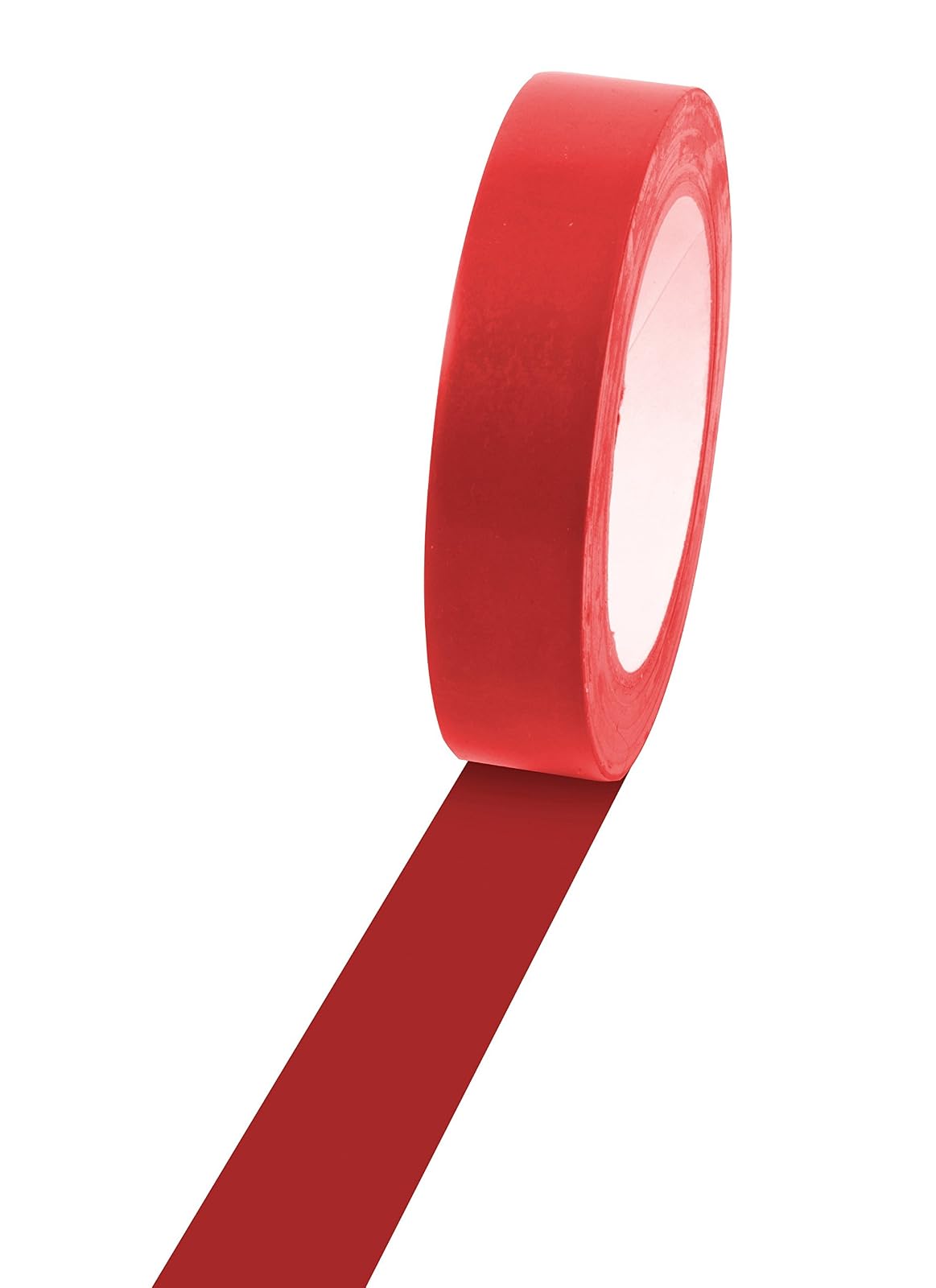 Champion Sports Cinta de Marcaje para Piso 5 cm x 33 m - 1 pulgada x 60 yardas - Rojo -