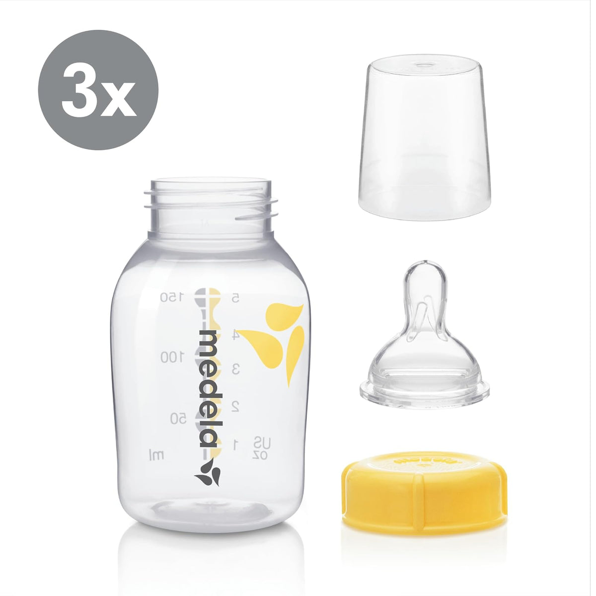 Medela | Set de Regalo para Alimentación y Almacenaje de Leche Materna | Lactancia | Biberones | Contiene: 3 biberones, 6 botellas y 25 bolsas