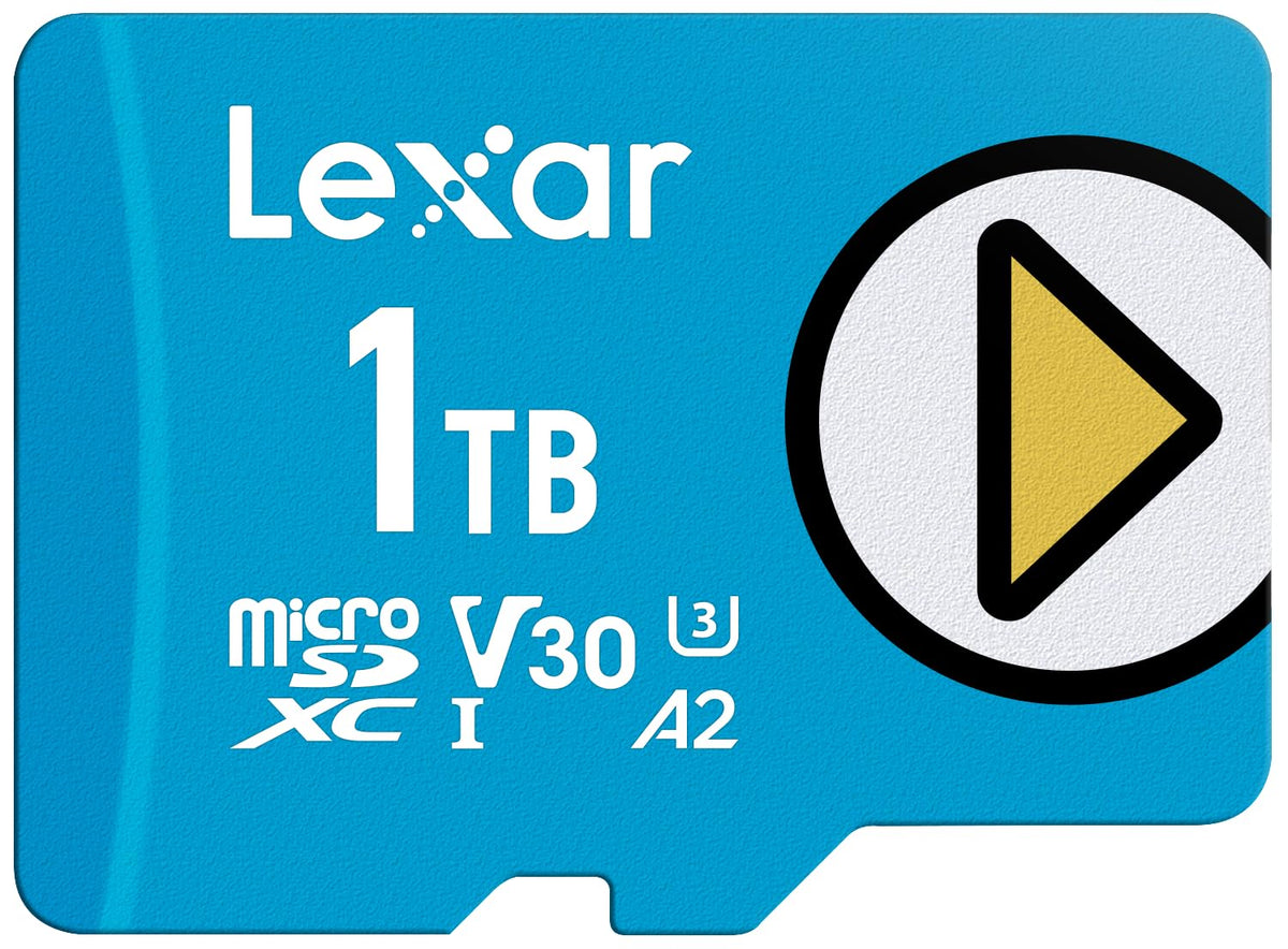 Lexar Play Pro Tarjeta microSD Express, hasta 900/600 MB/s, Gaming - 1 TB - Solo - PLAY BLUE (160 MB - s)