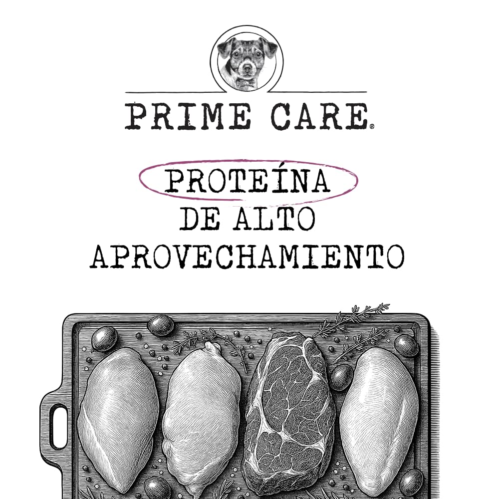 Prime Care Alimento para Perros Senior (+7 Años) Razas Medianas y Grandes 4 kg