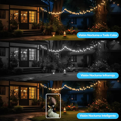 Imou IPC-DK7N Cámara de Seguridad WiFi 6 Exterior 5MP con Visión Nocturna a Color, Detección de Personas y Vehículos, Seguimiento Inteligente e IP66