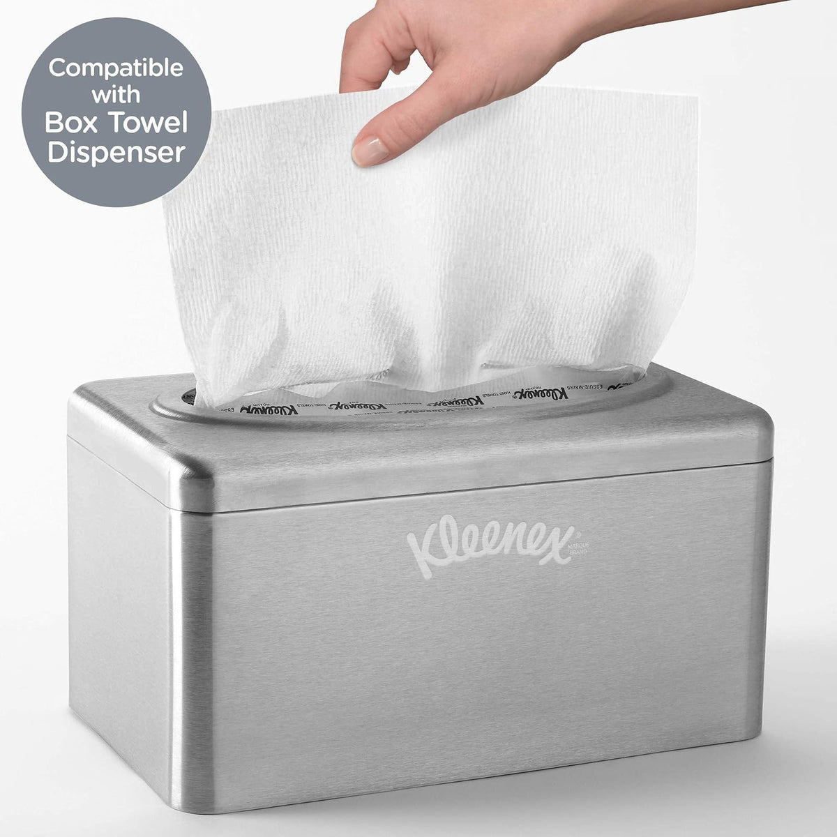 Kimberly-Clark Professional 92301 Kleenex Experience Toalla Manos Interdoblada Pop - Up, 18 cajas