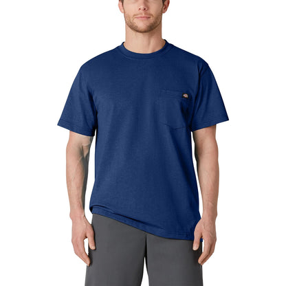 Dickies Men's Tall Short Sleeve Heavyweight Heathered Crew Neck Tee Big
