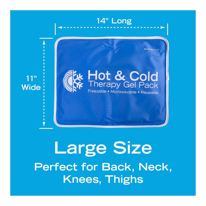 Roscoe Medical Inc. - Paquete de gel reutilizable para agua fría y caliente, 11 x 14 pulgadas