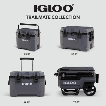 Igloo Trailmate - Enfriadores de ruedas de 52 cuartos