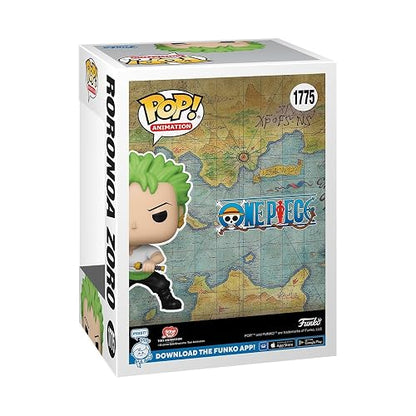 Funko Pop! Animation: One Piece - Zoro - 1 in 6 Chance of Rare Chase | Mercancía Oficial de Anime - Figura de Vinilo Coleccionable para Decoración - Regalo de Cumpleaños para Fans