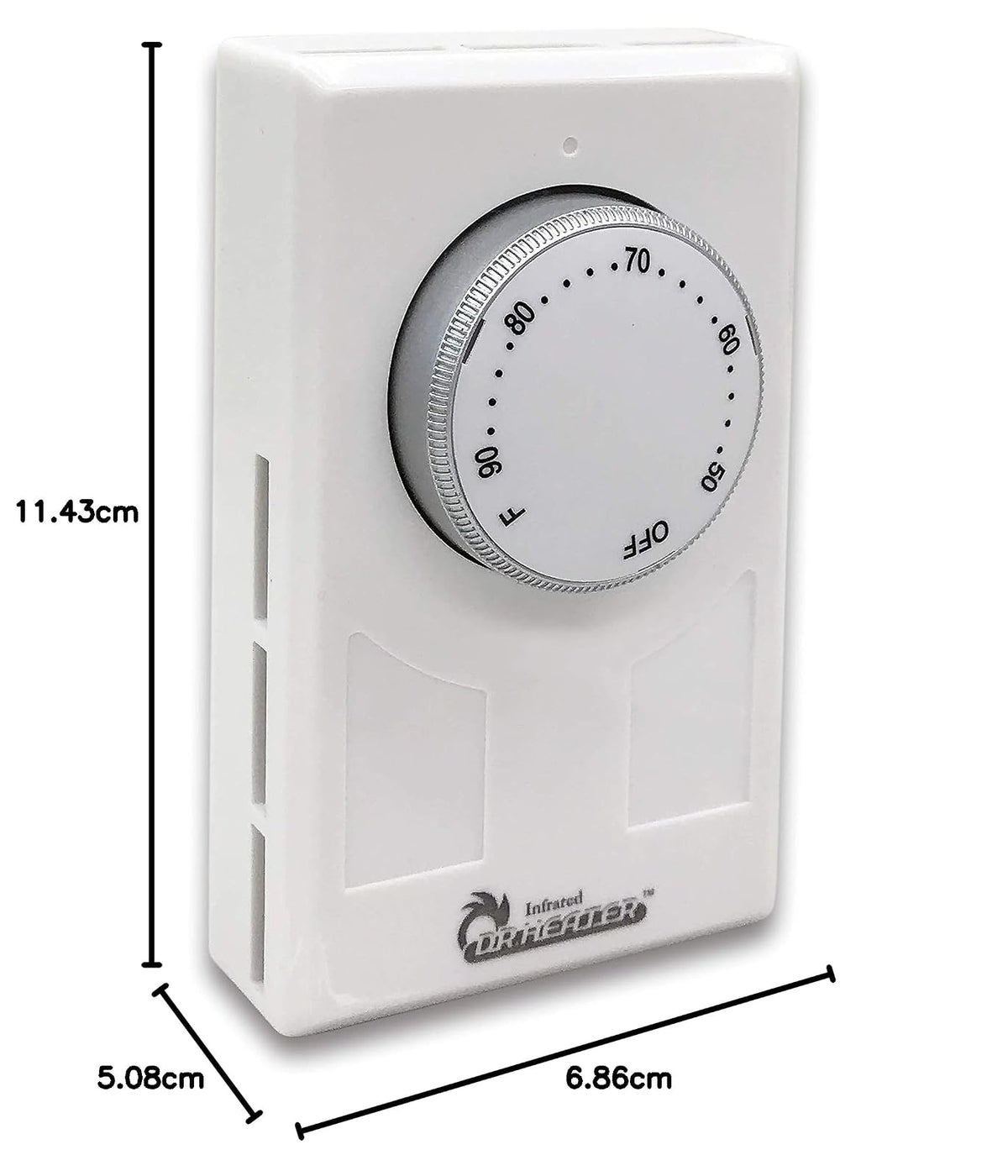 Dr. DR-001 - Termostato de Pared (4 Cables, 120-277 V, 3360-7756 W), Color Blanco