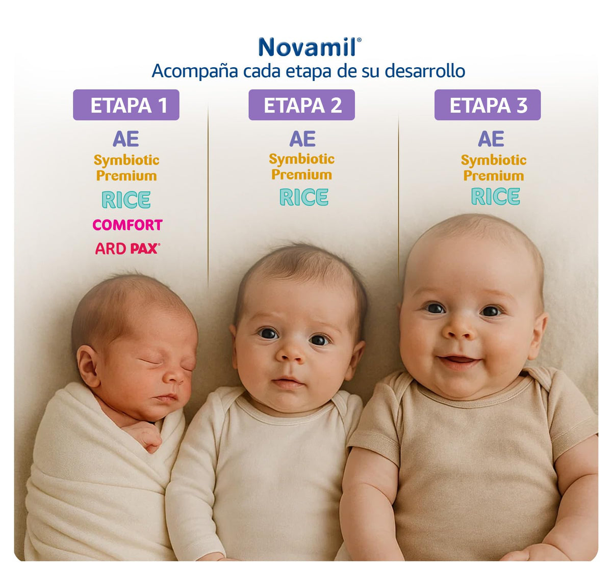 Novamil Ae 1 Formula para Lactantes 0-6 Meses 800 g