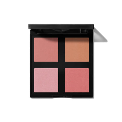 e.l.f. Cosmetics Powder Blush Palette, Four Blush Shades for Beautiful, Long-Lasting Pigment, Light