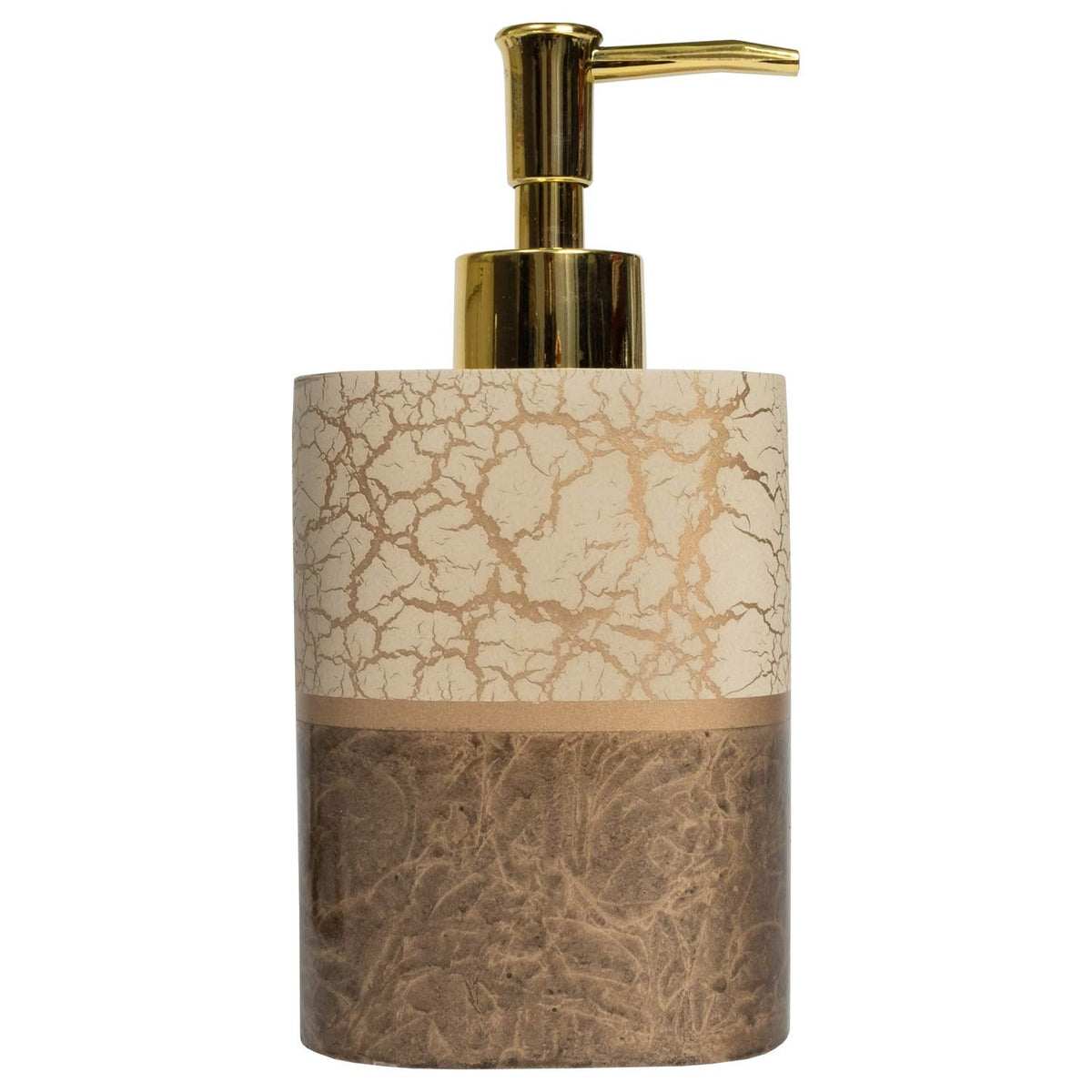 Sweet Home Collection - Juego de Accesorios de baño, Colecciones únicas, Modernas, clásicas, contemporáneas, Decorativas, con Hermosos diseños, decoración de Tina, Bomba de loción/dispensador de - Lotion Pump - Soap Dispenser - Parker