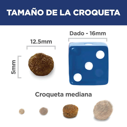 Hill's Science Diet Light Croquetas para Perro Adulto Sabor Pollo 13.6Kg | Croquetas Hill's para perro, pollo real, control de peso, músculos magros, fibras naturales de saciedad