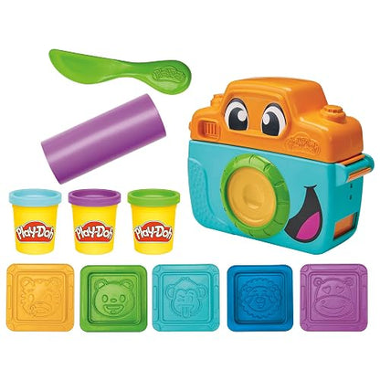 Play-Doh Cámara de Masas con Sellos, Set Creativo para Niños de 2 años