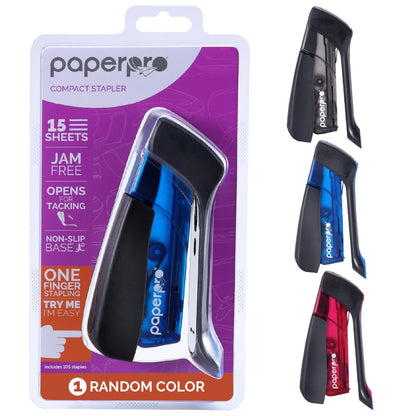 PaperPro Compact Classic No Effort, One Finger, 80% Easier Staplers - Great for Carpal Tunnel and Arthritis - Variados