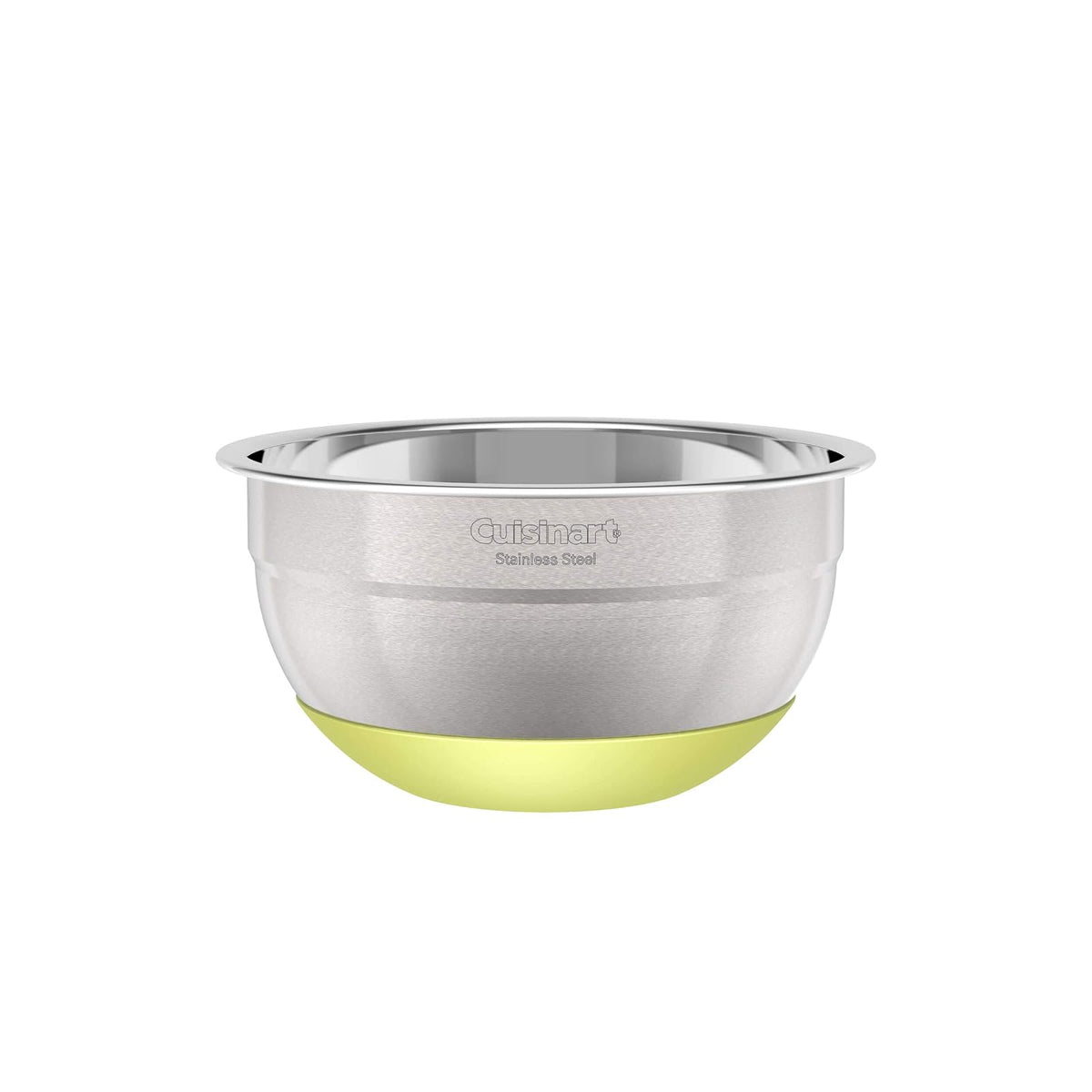 Cuisinart - Cuencos para mezclar de acero inoxidable de 3 piezas con base antideslizante, 1.5qt, 3qt y 5qt