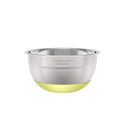 Cuisinart - Cuencos para mezclar de acero inoxidable de 3 piezas con base antideslizante, 1.5qt, 3qt y 5qt