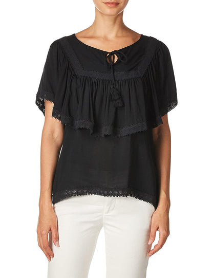 Jack Blusa de Peso Ligero para Mujer, Negro, S