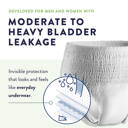 Prevail Incontinence Protective Underwear, Extra Absorbency, Large, 72 Count