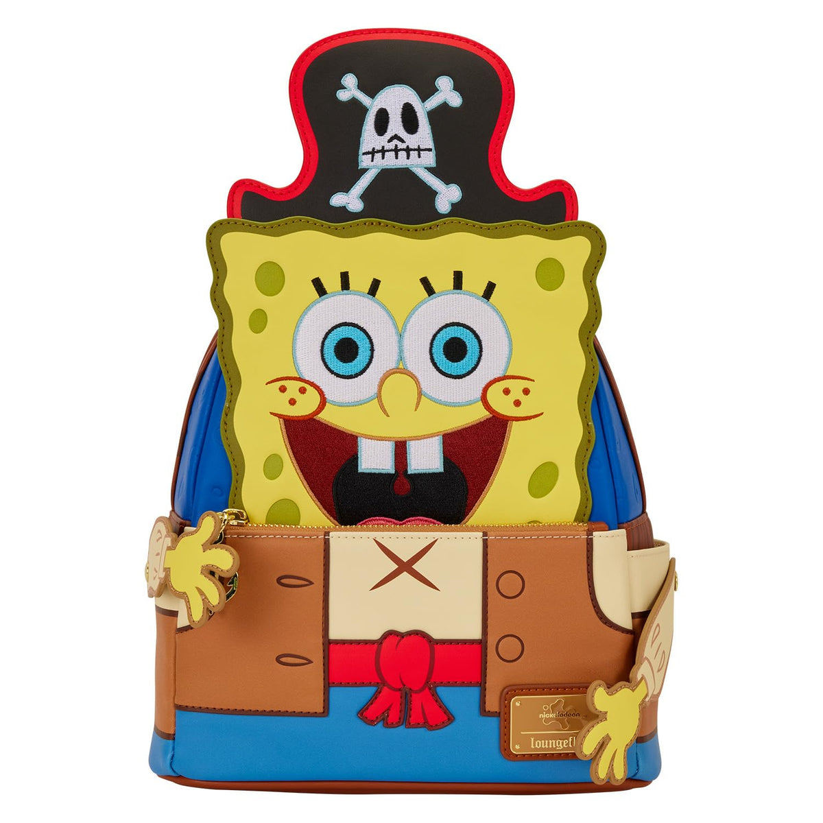 Loungefly Spongebob Squarepants Pirate Cosplay Mini Backpack