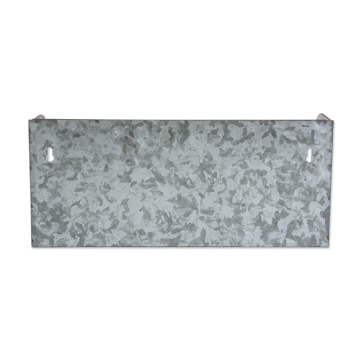 DII - Decoración de Metal galvanizado, rústica Granja, estantes de Pared montados en Plata, 16 x 7 x 3.5, 2 Piezas