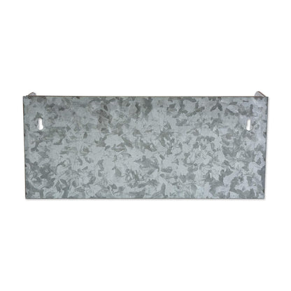 DII - Decoración de Metal galvanizado, rústica Granja, estantes de Pared montados en Plata, 16 x 7 x 3.5, 2 Piezas