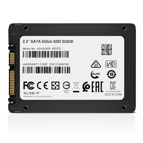 ADATA Unidad de Estado Sólido SSD SU630 480 GB 3D NAND , SATA III,QLC,2.5",520 MB/s de lectura y 450 MB/s de escritura