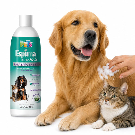 Fancy Pets Espuma P/BAÑO EN SECO Essentials 300 G