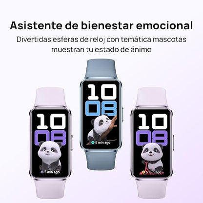 HUAWEI Band 10 Smartwatch, Monitoreo deportivo con IA, Monitoreo de sueño avanzado, Asistente de bienestar emocional, Carga rápida, Compatible con iOS y Android, Negro Polimero