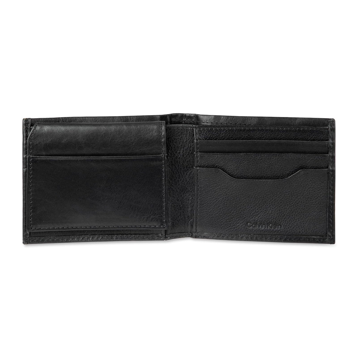 Calvin Klein Billetera de piel con bloqueo para Hombre