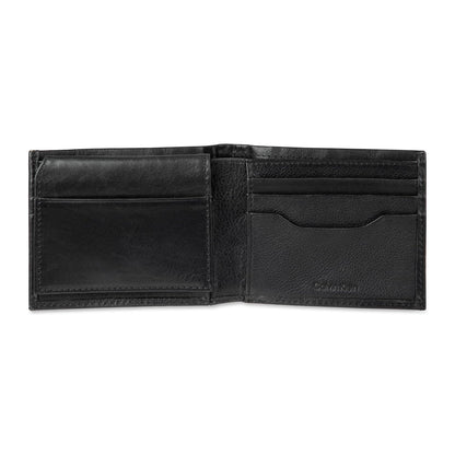 Calvin Klein Billetera de piel con bloqueo para Hombre