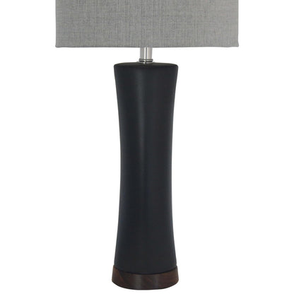 Luzerna CM-0057 Lámpara De Buro Xana, Color Negro Mate, 1 Unidad